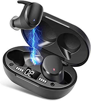 







Auriculares Inalámbricos, Moosen Auriculares Bluetooth 5.0 IPX7 Impermeable, Mini Portátil Caja de Carga, HI-FI Estéreo, Control Tactil cancelación de Ruido, Control táctil para Correr Deporte






