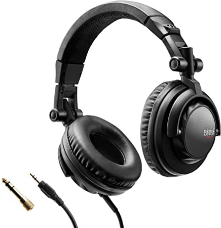 Hercules HDP DJ45: Auriculares cerrados para DJ. Plegables, pivotantes, cable de 2 metros. Diseño cerrado que mantiene fuera los sonidos externos. Potente salida de sonido: impedancia de 60 ohmios