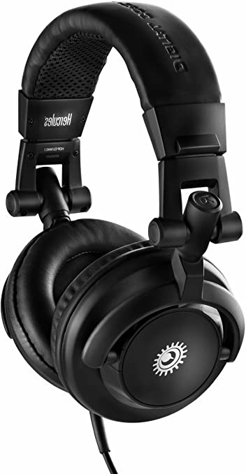 Hercules 4780507 - Auriculares con Diadema Tipo Dj (50 mm de Diámetro, 20 Hz - 20 Khz, Plegables), Negro