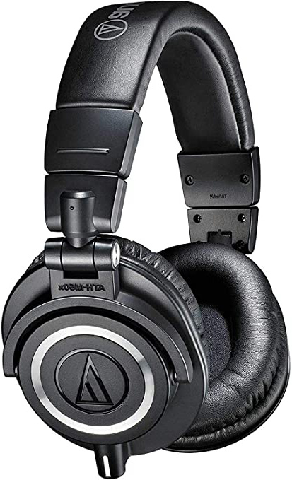 Audio-Técnica ATH-M50x - Auriculares para DJ, color negro