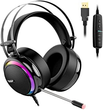 Tronsmart Glary Auriculares Gaming, Virtual