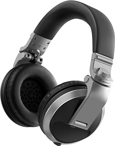 Pioneer HDJ-X5 Circumaural Diadema Plata - Auriculares (Circumaural, Diadema, Alámbrico, 5 - 30000 Hz, 1,2 m, Plata)