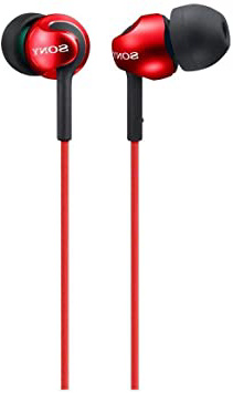 Sony MDR-EX110LP - Auriculares in-ear, color rojo