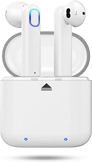 Auriculares inalámbricos Bluetooth Huyeta Auriculares verdaderamente inalámbricos con Auriculares de Sonido estéreo 3D Auriculares Deportivos inalámbricos para teléfonos Inteligentes Android iOS (1)