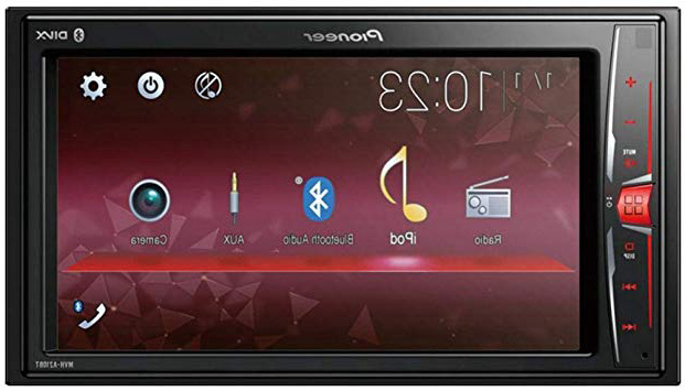 Pioneer 1025926 Pantalla Doble DIN Multimedia y Bluetooth, Negro, Única