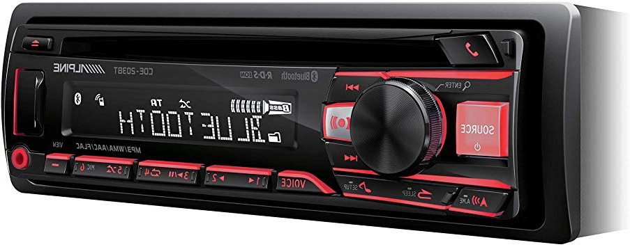 Alpine CDE-203BT Radio de Coche, Negro