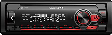 Pioneer MVH-S310BT Receptor RDS con Bluetooth, USB y Spotify, Negro, Única