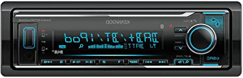 Kenwood Electronics KMM-BT504DAB Bluetooth Negro receptor multimedia para coche - Radio para coche (Negro, 1 DIN, 50 W, MOSFET, AAC,MP3,WAV,WMA, LCD)