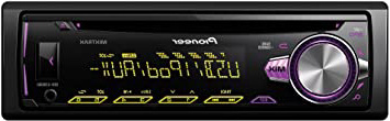 Pioneer DEH-S2000UI Autorradio, Negro
