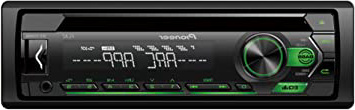 Pioneer Autorradio DEH-S120UBG Iluminación Verde,