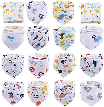 Tomkity 14 Baberos Bebe Bandanas