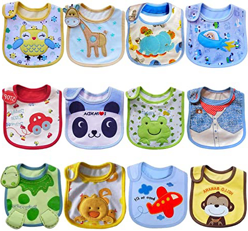 SLOSH 12 Baberos Impermeables Bebe