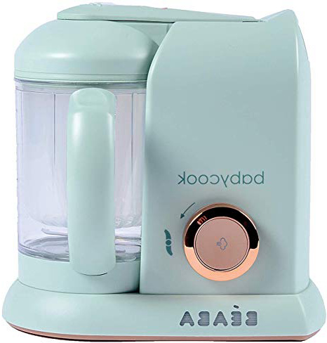Beaba 912761 Babycook Solo - Batidora de mano con accesorios para bebés, color verde