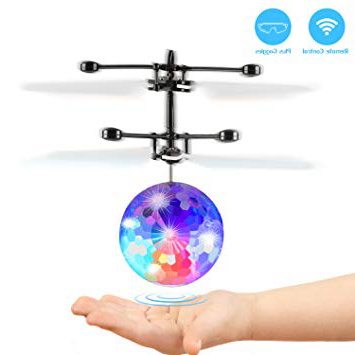 Fansteck 1 Pack Bola voladora, RC Flying Juguetes, Dron helicóptero, Bola de Vuelo por inducción infrarroja con Gafas de protección, Juguetes para niños 7+ años