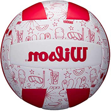 Wilson Balón de Voléibol, Seasonal, Uso Exterior, Motivos Veraniegos
