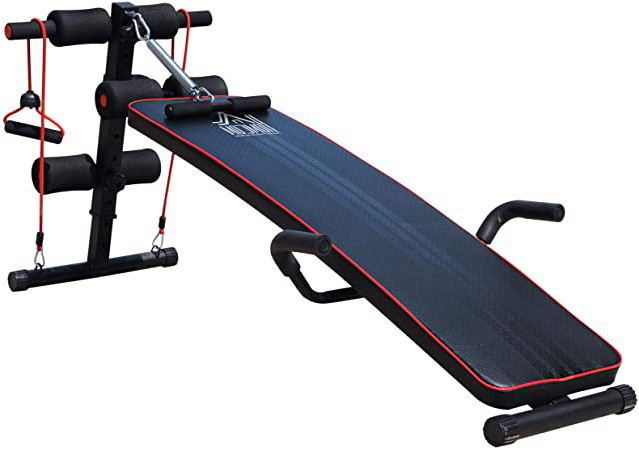HOMCOM Banco de Abdominales Altura