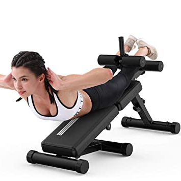 Zoternen - Banco para Abdominales Fitness Plegable, Entrenador Abdominal Power AB Trainer, multifunción Herramienta Fitness para casa para Body Building, Abdominales y pectorales, 137 x 30 x 83 cm