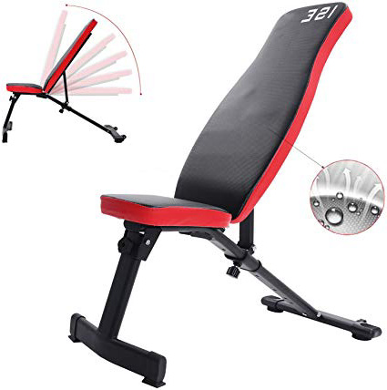 ISE – Banco de musculación plegable y regulable SY-5021