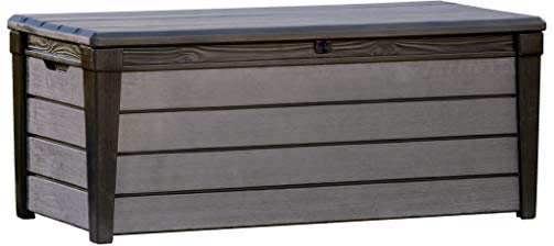 Keter - Arcón exterior Brushwood WLF, Capacidad 454 litros, Color marrón