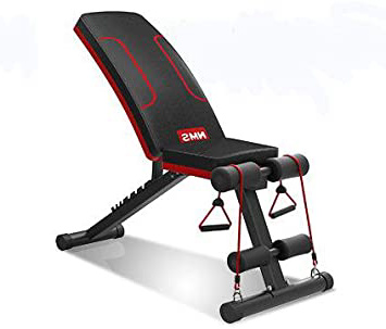 Banco de musculación plegable, de la marca SZ5CGJMY, sistema para entrenar los abdominales, banco reclinable para gimnasio