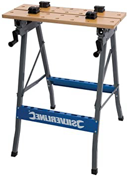 Silverline TB05 - Banco de trabajo resistente y plegable (150 kg)