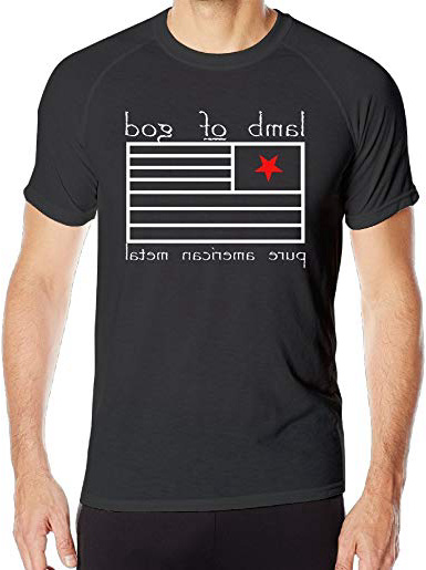biotio Hombres del Cordero de Dios banda formación deportes compresión secado rápido camisetas