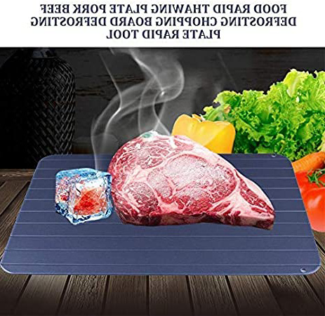 Rich-home Bandeja De Descongelación Rápida Bandeja para Descongelar Carne, Alimentos Congelados