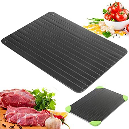 kangOnline Bandeja de descongelación rápida Placa de descongelación portátil rápidamente para descongelar Alimentos Carne Cocina