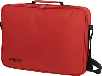 Grafoplás 37651251 Colección Multiline Bandolera Escolar, Rojo, 38 x 28 x 6 cm