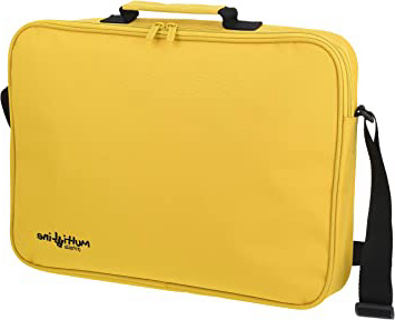 Grafoplás 37651260 Colección Multiline Bandolera Escolar, Amarillo, 38 x 28 x 6 cm