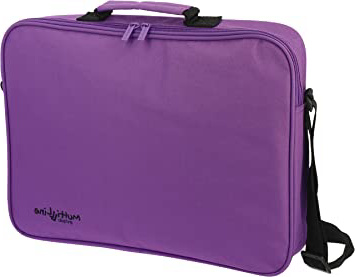 Grafoplás 37651235 Colección Multiline Bandolera Escolar, Violeta, 38 x 28 x 6 cm