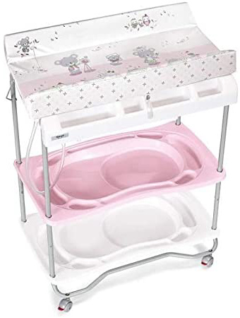 Brevi 564 Atlantis Bañera cambiador Rosa
