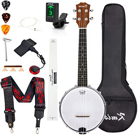 Kmise Banjolele Concert Banjo Ukelele