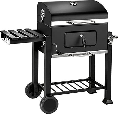TecTake Barbacoa Barbecue Grill con Carbón Vegetal Parrilla Fumador - Varios Modelos - (Grill con carbón Vegetal 402174)