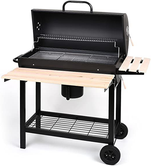 







Oneconcept Beefbutler Smoke Edition - Parrilla de carbón con ahumador, Barbacoa, BBQ, Grill, Asador Directo o indirecto, Rejillas de ventilación, 100x95x55 cm, Portátil con Ruedas, Negro






