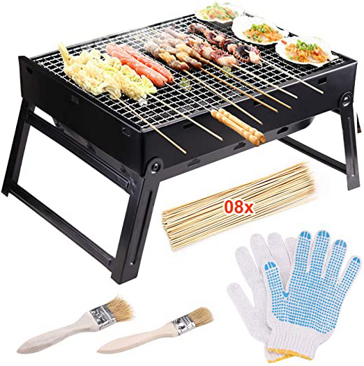 







Minterest Barbacoa Portatil, Parrilla de Carbón de Barbacoa Plegable Portátil de Acero Mini Barbacoa Pequeña Inoxidable para Picnic al Aire Libre Patio Trasero Cocina 35 * 27 * 20CM






