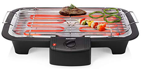 Tristar BQ-2813 Barbacoa eléctrica, 2000 W, Plástico, Negro