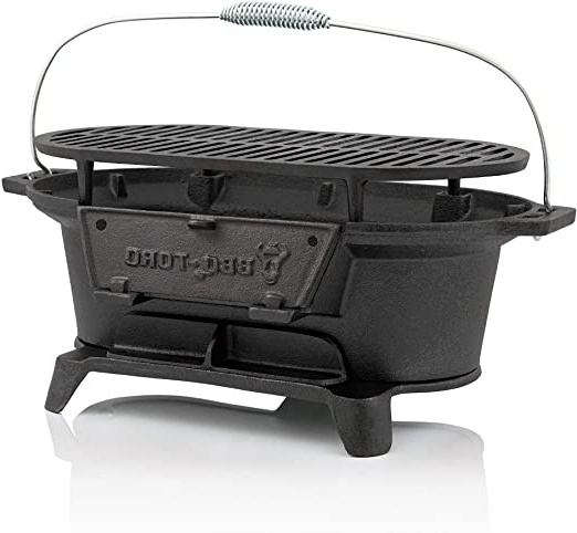 







BBQ-Toro - Parrilla Portátil I Plancha de Mesa I Estilo Hibachi I Hierro Fundido I 50 x 25 x 23 cm | Carbón vegetal I Curada I Camping






