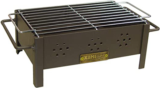 







Imex El Zorro Barbacoa Sobremesa con Parrilla Cincada, Negro, 31x21x14 cm, 71431.0






