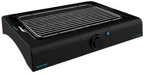 Cecotec Barbacoa eléctrica PerfectCountry BBQ con 2000 W de Potencia y Revestimiento RockStone (Sin Patas)