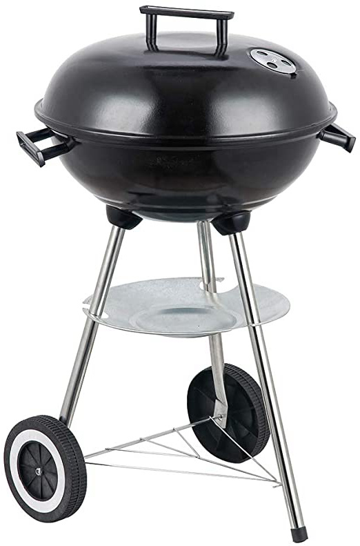 Barbacoa de carbón para jardín de Acero Negra Moderna - LOLAhome
