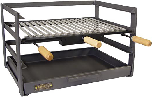 IMEX EL ZORRO Cajón Barbacoa con Parrilla, Negro, 72x41x35 cm, 71479.0