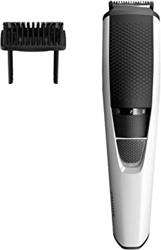 Philips BT3206/14 Barbero Recortadora de Barba, funda de viaje, sistema Lift & Trim, 10 posiciones, Blanco