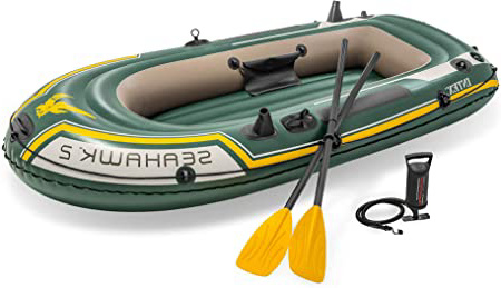 Intex 68347NP - Barca hinchable Seahawk 2 & remos 236 x 114 x 41 cm