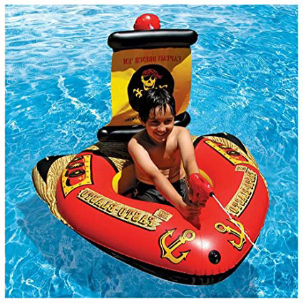 Niños Inflable Natación Pirata Barco