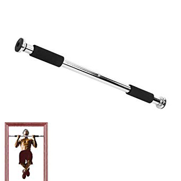 OcioDual Barra de Dominadas Flexiones Montaje en Puerta Pasillo Pull Up Ejercicios Tubo de 100cm