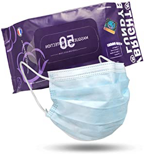 LundyBright 50 Mascarillas Quirúrgica Desechable