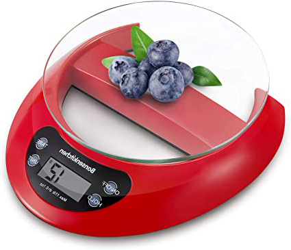 Bonsenkitchen Báscula Digital Balanza de