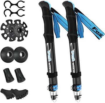 Fostoy Bastones Trekking, 2PCS Palos