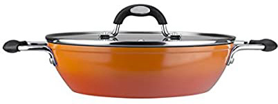 VITREX Gourmet Tartera, Acero, Naranja, 26 cm